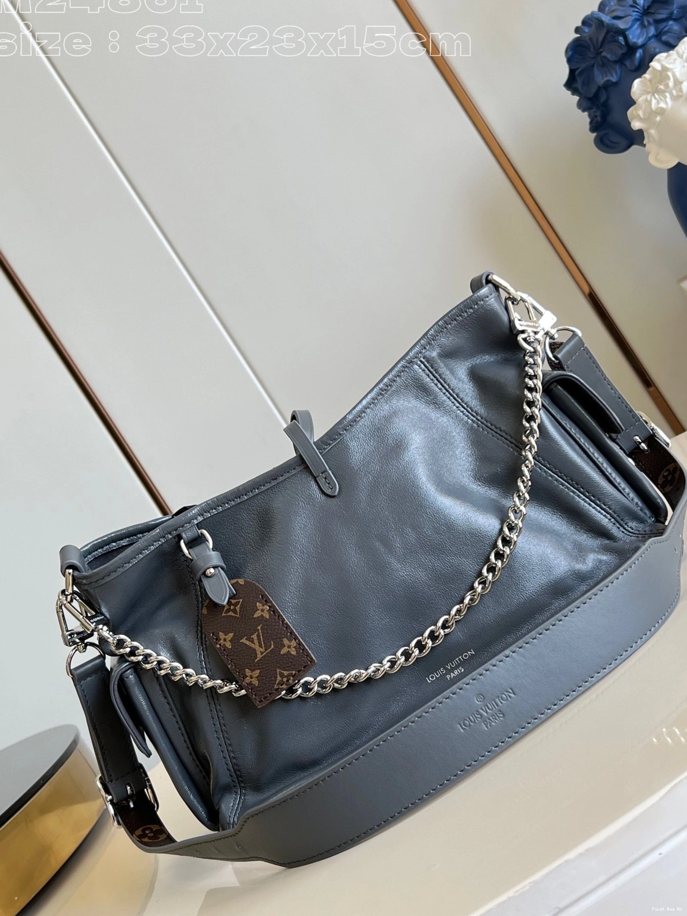 Firstbag ru x -33.5 CarryAll VUITTON 23x15cm LOUIS Cargo 0716